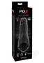 Pdx Elite Vibrating Roto-teazer Masturbator - Black